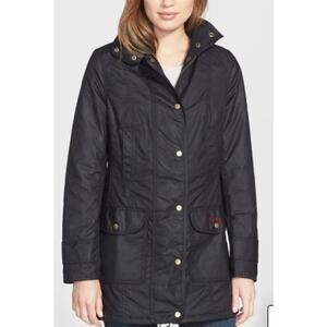 Barbour Squire Waxed Cotton Jacket Women’s Sz. 4